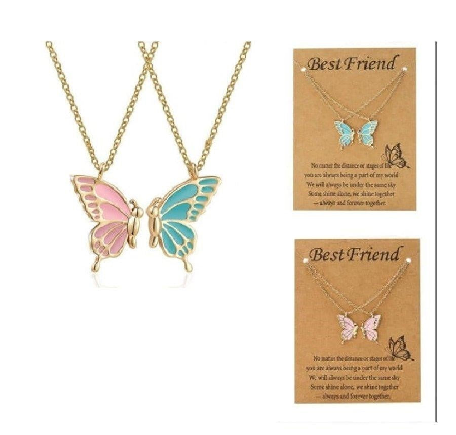 Layer Painted Butterfly Pendant