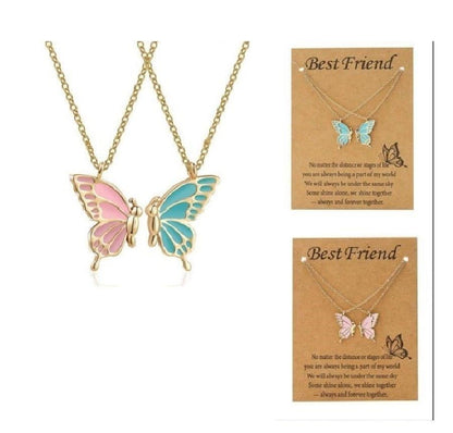 Layer Painted Butterfly Pendant